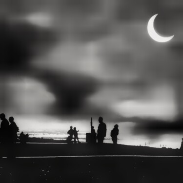 摄影 标题为“Clair de lune” 由Patrick Maze, 原创艺术品, 数码摄影