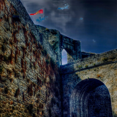 Photography titled "Château de Dinan" by Patrick Maze, Original Artwork, Digital Photography