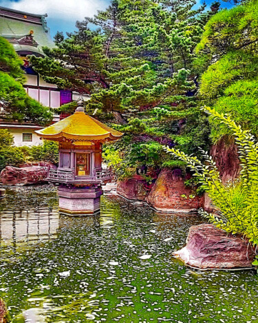 Photography titled "Jardin japonais" by Patrick Maze, Original Artwork, Digital Photography