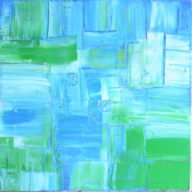 Painting titled "Mer agitée" by Catherine Mazerand, Original Artwork