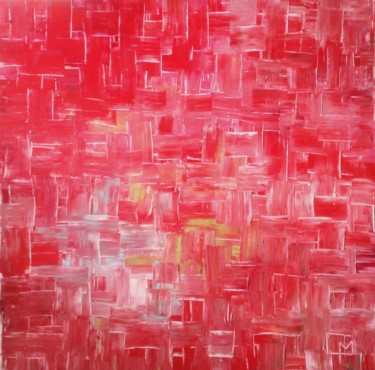 Peinture intitulée "Rouges" par Catherine Mazerand, Œuvre d'art originale, Acrylique