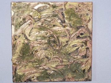 Peinture intitulée "terrestre" par Mazz, Œuvre d'art originale, Huile