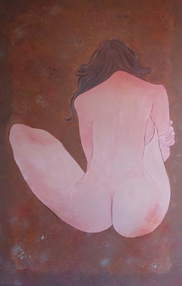 Malerei mit dem Titel "Julie de dos se ten…" von Patricia Mazzeo, Original-Kunstwerk, Acryl