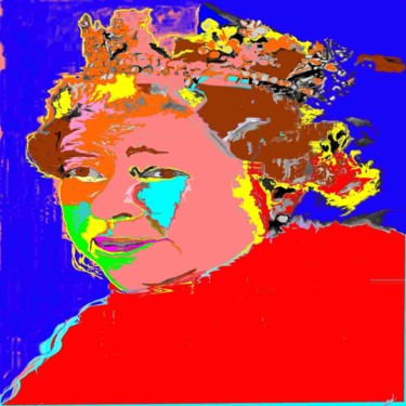 Digital Arts με τίτλο "Queen Elisabeth" από Patricia Mazzeo, Αυθεντικά έργα τέχνης, Ψηφιακή ζωγραφική