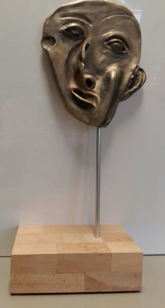 Скульптура под названием "VINCENT VAN GOGH" - Patricia Mazzeo, Подлинное произведение искусства, Терракота