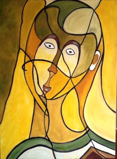 绘画 标题为“Ophélia” 由Patricia Mazzeo, 原创艺术品, 丙烯