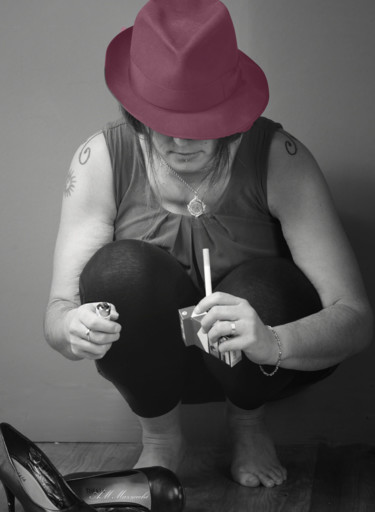 Photographie intitulée "2014-12-15magali-fu…" par Anne Marie Mazzocchi, Œuvre d'art originale