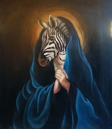 Картина под названием "holy jungle" - Mbag Art Margherita Bobini Andrea Gritti, Подлинное произведение искусства, Акрил
