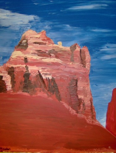 Painting titled "Sedona Sentinel" by Mary Beth Dolan, Original Artwork
