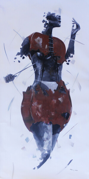 Painting titled "Classic Divas" by Mbongeni, Original Artwork, Acrylic