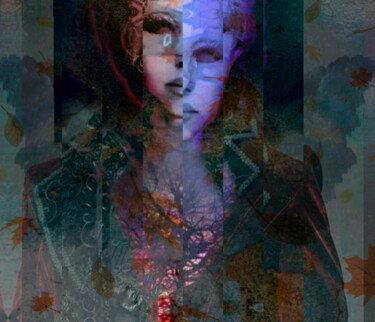 Arts numériques intitulée "SELF PORTRAIT-BAROQ…" par Madalina Bita, Œuvre d'art originale, Travail numérique 2D