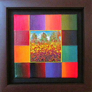 Peinture intitulée "Couleurs d'automne" par Mc Devésa, Œuvre d'art originale, Acrylique