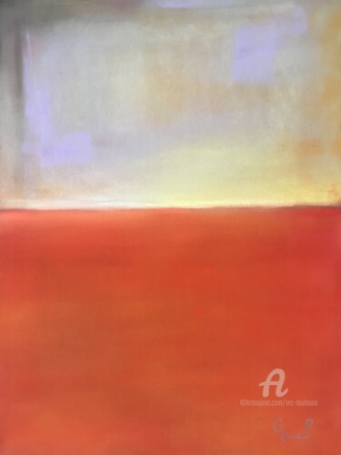 Painting titled "Mirage" by Mc Toulouse, Original Artwork, Pastel