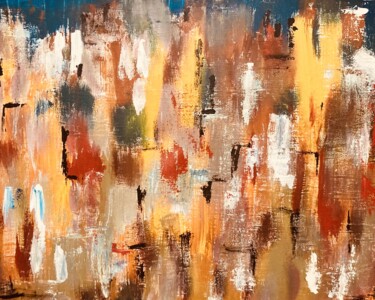 Картина под названием "Colores de otoño" - Patricia Mc Alister, Подлинное произведение искусства, Акрил