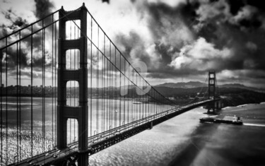 Photography titled ""Golden Gate Bridge"" by Michael C Bertsch, Original Artwork, Digital Photography