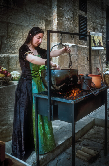 Photography titled "Medieval Cooking" by William Attard Mccarthy, Original Artwork, Digital Photography