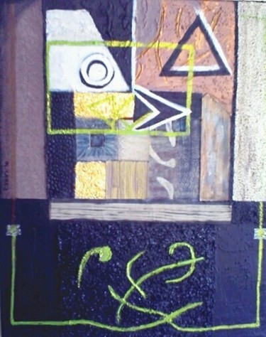 Peinture intitulée "abstraction-geometr…" par Mcerea, Œuvre d'art originale, Acrylique