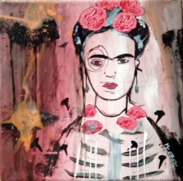 Painting titled "FRIDA 2" by Mcerea, Original Artwork, Acrylic