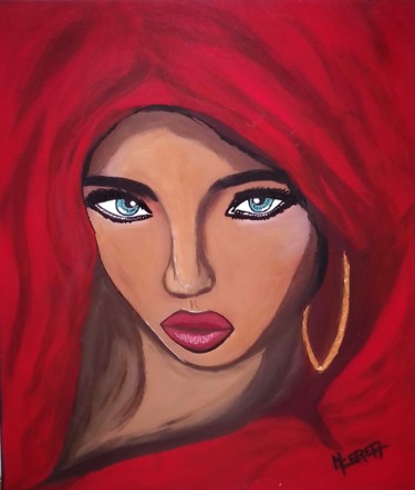 Painting titled "INNA" by Mcerea, Original Artwork, Acrylic