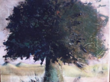 Peinture intitulée "Le Chêne rouvre" par Christine Fric, Œuvre d'art originale