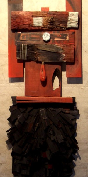 Sculpture intitulée "MARABOO" par Christine Fric, Œuvre d'art originale