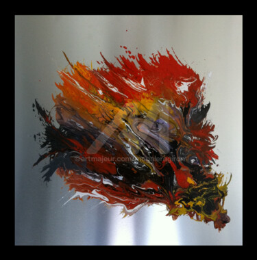 Le Samourai Peinture intitulée "Le Samourai" par Mc Galeragiron, Œuvre d'art originale, Autre