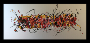 Pintura intitulada "symphonie N°5" por Mc Galeragiron, Obras de arte originais, Outro