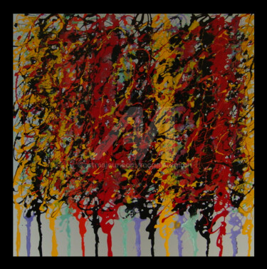 Forêt enchantée Peinture intitulée "Forêt enchantée" par Mc Galeragiron, Œuvre d'art originale, Autre