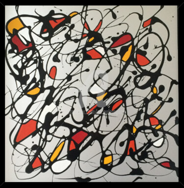 Peinture intitulée "Imagine 14" par Mc Galeragiron, Œuvre d'art originale, Autre