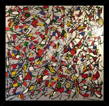 Painting titled "Cherchez l'intrus" by Mc Galeragiron, Original Artwork, Other