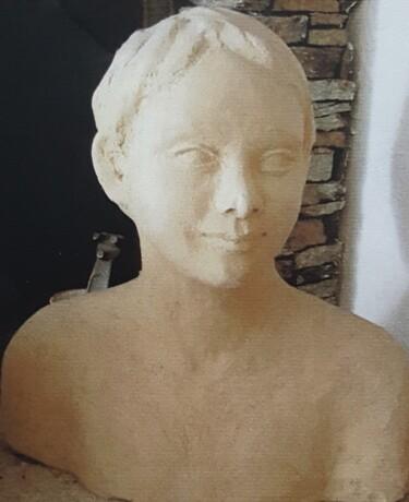 Sculpture intitulée "PETIT SIMON" par Mchartrie, Œuvre d'art originale, Argile