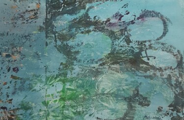 Estampas & grabados titulada "EAU DOUCE EAU SALEE…" por Mchartrie, Obra de arte original, Pastel