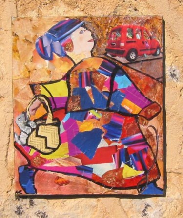 Collages titled "Shopping" by Agnes Mclaughlin, Original Artwork