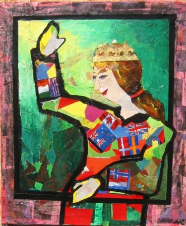 Collages titled "Lucinda" by Agnes Mclaughlin, Original Artwork