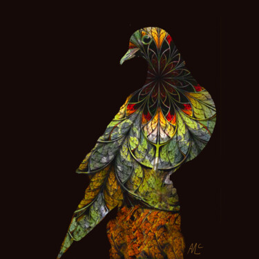 Digital Arts titled "Bird" by Agnes Mclaughlin, Original Artwork, Digital Painting