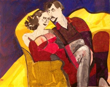 Painting titled "Closeness" by Agnes Mclaughlin, Original Artwork, Oil