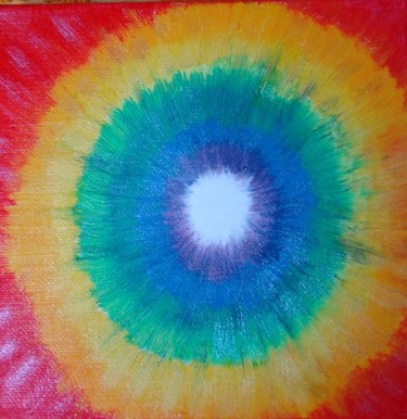 Peinture intitulée "couleurs en fête" par Martine Cart-Lamy, Œuvre d'art originale
