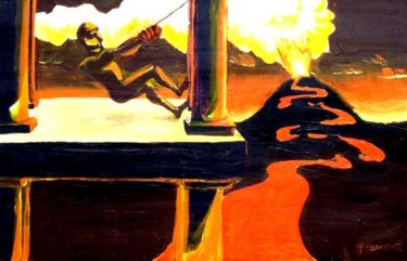 Painting titled "Bound in Sin #2" by Robert C. Mcmorrow Ii, Original Artwork