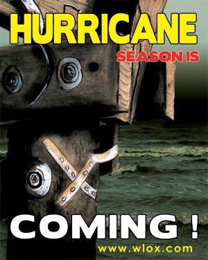 Digital Arts titled "Hurricane Poster" by Robert C. Mcmorrow Ii, Original Artwork