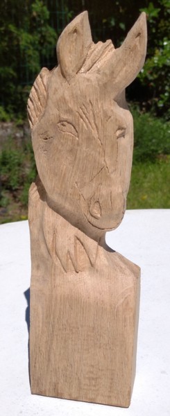 Скульптура под названием "archie" - Martine Chatain Ottelé, Подлинное произведение искусства, Дерево