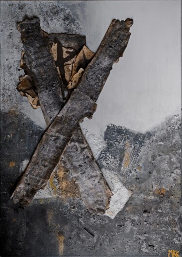 Pittura intitolato "La censure, Non!!!" da Mck, Opera d'arte originale, Acrilico Montato su Telaio per barella in legno