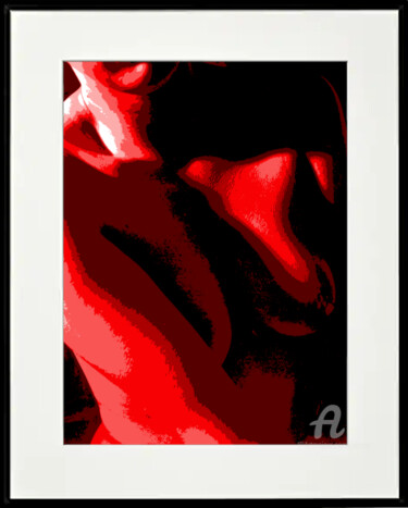 Digital Arts titled "The Red Naked Truth…" by Marco Brugts, Original Artwork, Digital Painting