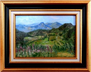 Peinture intitulée "Mont Gerbier de Jon…" par Sp, Œuvre d'art originale, Autre