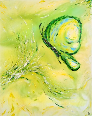 Pintura titulada "Volando a contracor…" por María Del Carmen Pérez, Obra de arte original, Acrílico Montado en Bastidor de c…