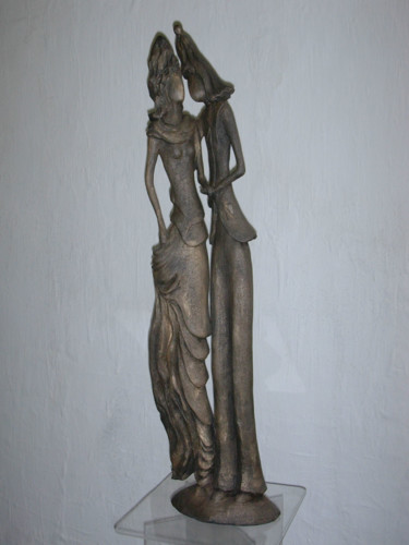 Sculpture titled "Vous dansez?" by Marie-Christine Veeran, Original Artwork, Ceramics