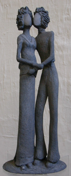 Sculpture intitulée "ho-un-bebe.jpg" par Marie-Christine Veeran, Œuvre d'art originale, Céramique