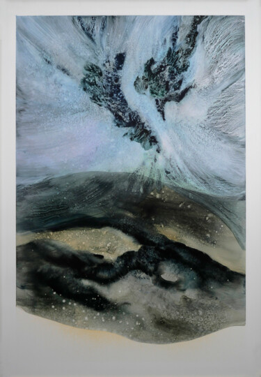 Schilderij getiteld "Osmose infinie" door Marion Fontaine, Origineel Kunstwerk, Inkt