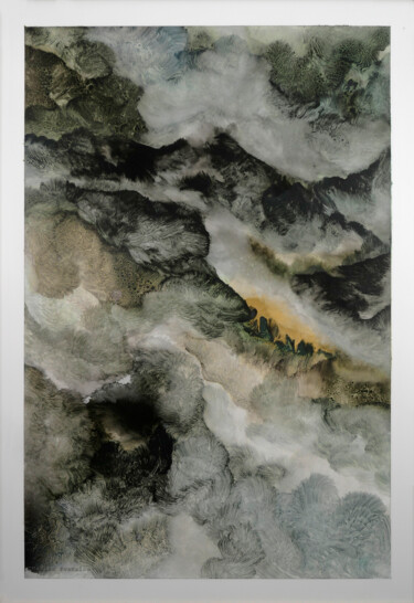 Картина под названием "Lueur" - Marion Fontaine, Подлинное произведение искусства, Чернила