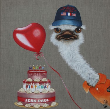 Peinture intitulée "Happy Birthday" par M'Do, Œuvre d'art originale, Acrylique