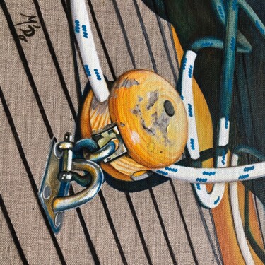 Pintura titulada "Ombre marine" por M'Do, Obra de arte original, Acrílico Montado en Cartulina